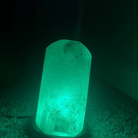 USB Lamp Himalayan Crystal Salt Light Night Light Colorful Color Changing LED - Picture 5 of 5